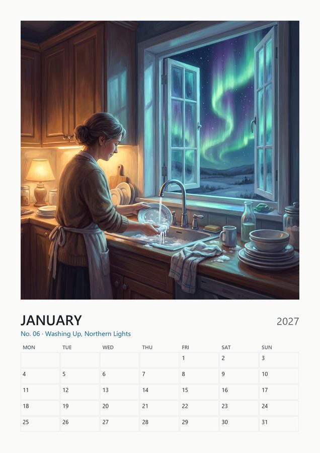 Calendar page 1
