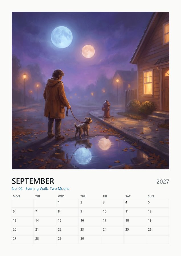 Calendar page 9