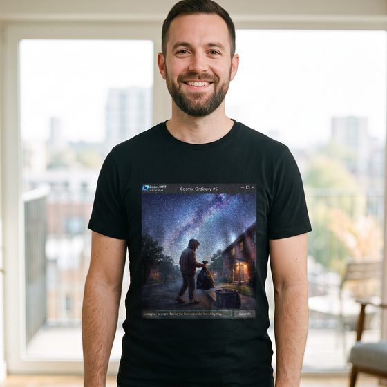 Bins Night, Milky Way T-shirt