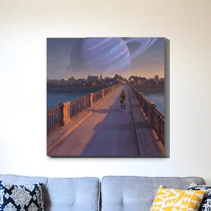 Commute Across the Bridge on a wall