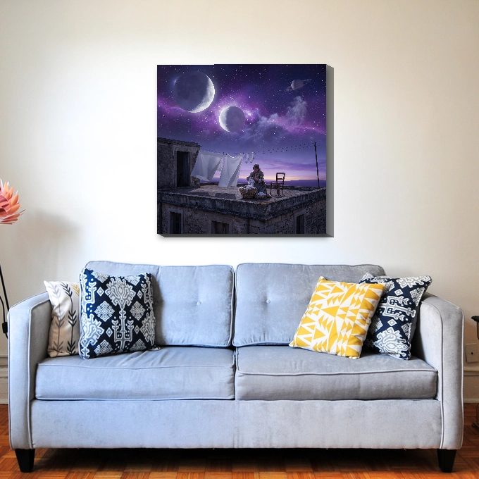 Laundry Under Two Moons