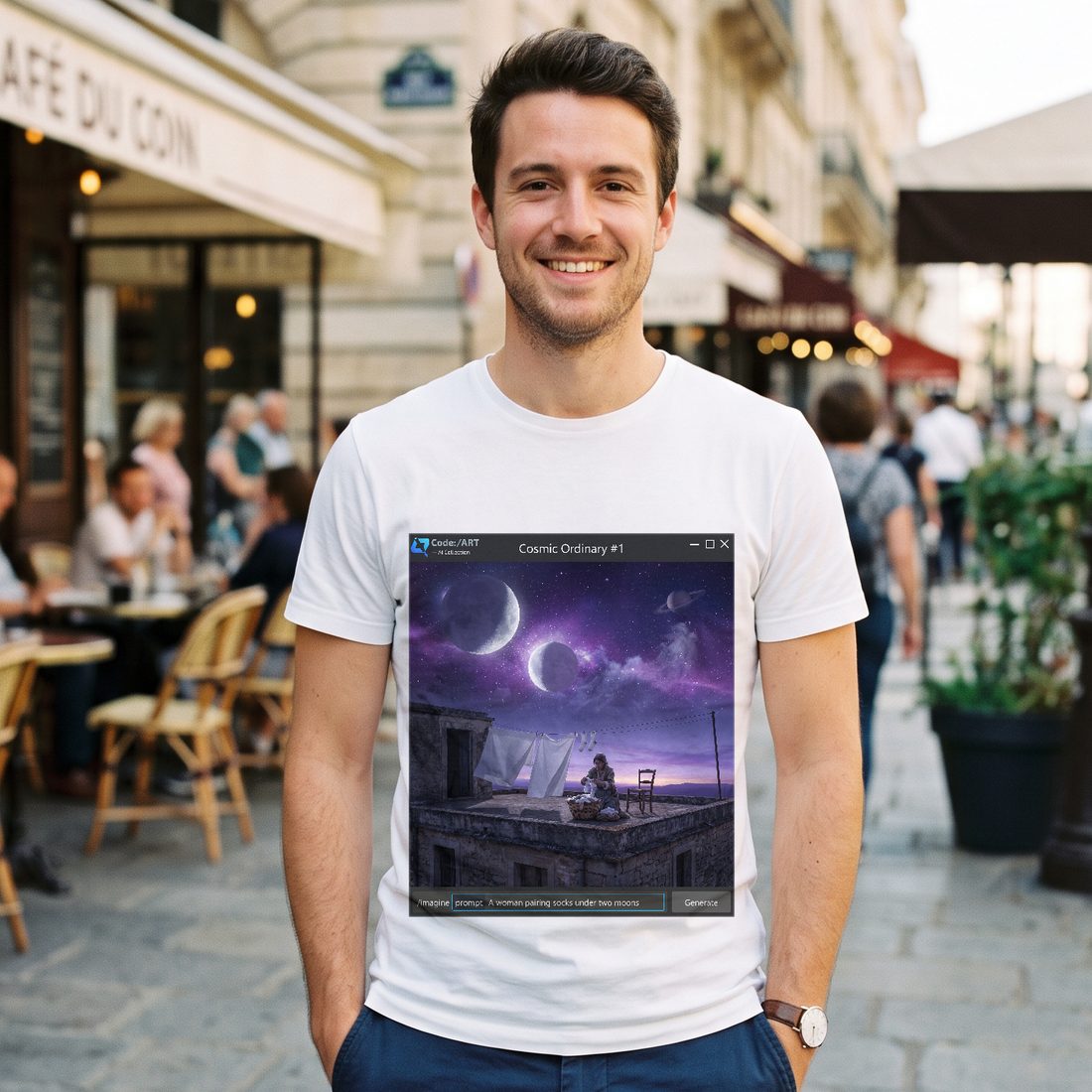 Laundry Under Two Moons T-shirt