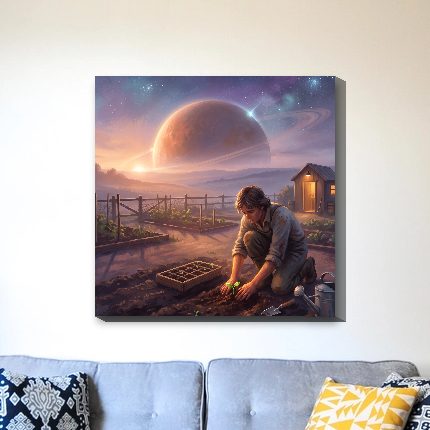 Planting at Planetrise on a wall