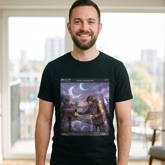 Posting Letters, Two Moons T-shirt