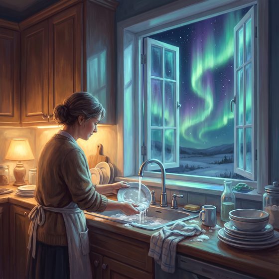 Washing Up, Northern Lights